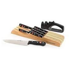Great prices and selection of wusthof carving knife sets. Wusthof Gourmet 8 Piece In Drawer Knife Tray Set With Bonus 2 Stage Sharpener Bed Bath Beyond