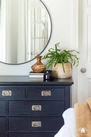 Casual Comfortable Guest Bedroom Makeover Reveal Kelley Nan Guest Bedroom Makeover Simple Dresser Decor Simple Dresser