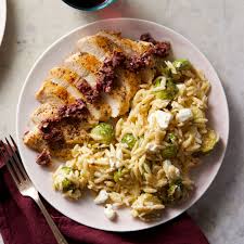 Greek Chicken With Olive Tapenade Creamy Orzo Recipe Creamy Orzo Chicken With Olives Greek Chicken