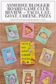 Mar 18, 2021 · object of taco cat goat cheese pizza. Asmodee Blogger Board Game Club Review Taco Cat Goat Cheese Pizza Me Him The Dog And A Baby