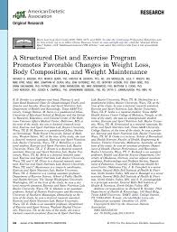 a structured t and exercise program