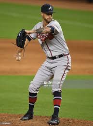 Shane Greene Of The Atlanta Braves Delivers A Pitch Against The Miami Atlanta Braves Shane Greene Braves