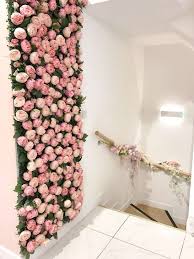 47 Pretty Flower Wall Decor Ideas That So Creative In 2020 Flower Wall Decor Nail Salon Interior Design Beauty Salon Decor