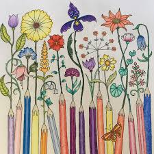 Unfortunately, many of those images resemble my grandmother's wallpaper. 48 World Of Flowers Johanna Basford Completed Pages Ideas Basford Johanna Basford Coloring Book Johanna Basford Coloring