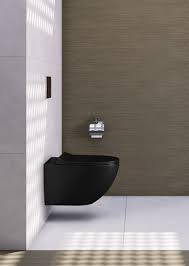 Pack Wc Suspendu Sans Bride Sento 54 Cm Abattant Slim Duroplast Fermeture Douce V Fit Noir Mat Ref 7748b083 6153 Vitra Wc Suspendu Pack Wc Suspendu Wc Noir