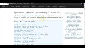 Using jackson xml in spring dsl. Apache Camel Marshal Unmarshal Xml Json Data Example Youtube