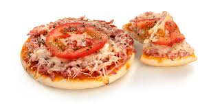 Mini-Pizza de Presunto e Queijo