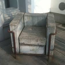 Le Corbusier Chair In Concrete And Steel Corbusier Chair Le Corbusier Chair Chair