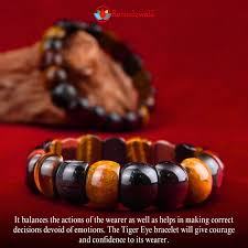 Buddha Stones Buntes Tigerauge Armband