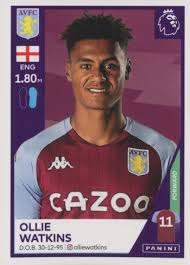 Panini's premier league sticker collection is here. 073 Ollie Watkins Aston Villa Premier League 2021 Sticker Football Cards Direct