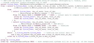 system management by exception ucl lcl how many standard