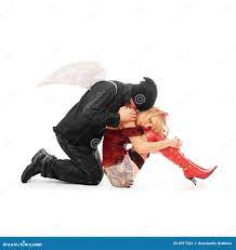 Angel Devil Kiss Stock Photos - Free & Royalty-Free Stock Photos from  Dreamstime
