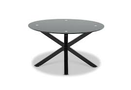 Live edge coffee table and side table. Black Boulevard 800 Round Coffee Table Amart Furniture