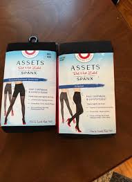 2 New In Package Size 5 E Spanx Shaping Tights Black