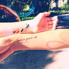 Can T Commit Jump On The Temporary Tattoo Trend Disney Inspired Tattoos Cute Disney Tattoos Disney Tattoos