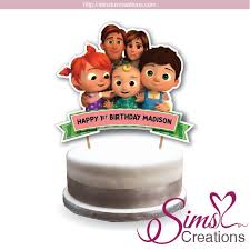 Pat a cake song | chuchu tv nursery rhymes & kids songs. Cocomelon Birthday Cake Topper Cake Centerpiece Shopee Malaysia