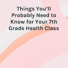 Seventh grade (or grade seven), equivalent to year 8 in england and wales, and s2 in scotland, is a year or level of education in many nations around the world. Things You Ll Probably Need To Know For Your 7th Grade Health Class A Podcast On Anchor