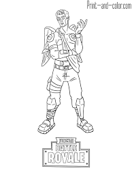 Fortnite Battle Royale Coloring Page Frozen Love Ranger Skin