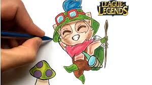 Dessin Teemo League Of Legends Youtube Teemo colored pencil drawing by exornova on deviantart. dessin teemo league of legends