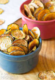 Baked Zucchini Chips Video A Spicy Perspective Zucchini Chips Baked Snacks Recipes