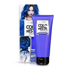 Perfect for a subtle change or for something more vibrant! Colorista Washout Indigo Blue Semi Permanent Hair Dye Superdrug Indigo Hair Semi Permanent Hair Color Dyed Hair Ombre