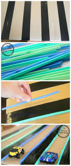 Take the beer out of the case. Diy Cardboard Car Track Ramp Planning Playtime