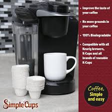 Valid exclusively online at keurig.ca. Disposable Filters For Use In Keurig Brewers 50 Pack Simple Cups Use Your Own Coffee 002 F50 Coffee Espresso Machine Parts Accessories Coffee Machine Accessories Stanoc Com