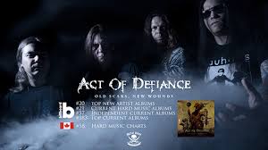 act of defiance lands on international charts with new album