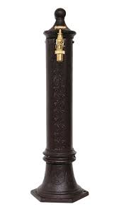 Kleiner Standbrunnen 49cm Alu Braun Brunnen Waschbecken Garten Antik Stil Waschbecken Garten Brunnen Wandbrunnen