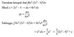 Integral parsial adalah teknik pengintegralan dengan cara parsial. Contoh Soal Integral Tentu Tak Tentu Substitusi Parsial Pembahasannya