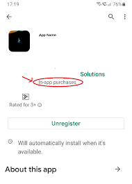 I submitted an app to the app store last year and i found out a few weeks ago the name is being used for something similar. Google Play Store Shows In App Purchase Status How Can I Remove That Stack Overflow