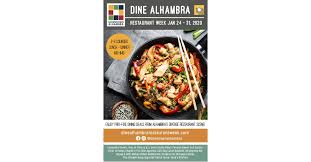 Their choices are of the finest ingredients (black. Chase The Diverse Flavors Of Dine Alhambra Restaurant Week Jan 24 31 2020