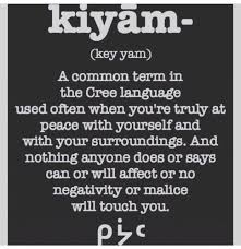 At Peace Cree Native Language Native American Language Native Canadian Cree