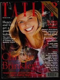 Tatler Oct 1997 British Original Vintage Fashion Magazine Christie Brinkley Henry  Dent-brocklehurst Lili Maltese