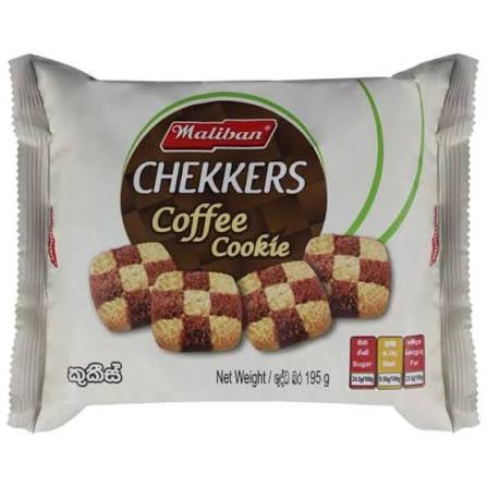 chekkers coffee cookie 195g