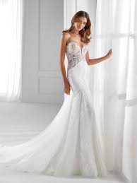 All of my wedding dresses what you see in my store are made by me and my cousin gina. Mermaid Wedding Dress In Crepe With Lace Bodice And Sweetheart Neckline Style Au12113 Au12113 299 00 Nicolebride Com