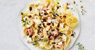 Tuna Pasta With Capers Lemon And Cream Recipe Tuna Pasta Pasta Seafood Recipes