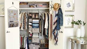 Jan 16, 2019 · very few people have too much closet space (and if you do, don't brag). How To Maximize Space In A Small Closet Step By Step Project The Container Store