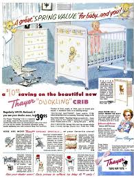 So many cribs and baby furniture sets are available in clean, classic, and contemporary styles. See Cute Vintage Baby Nursery Furniture Bedroom Decor They Had In The Fifties Click Americana