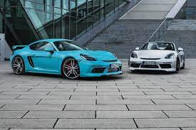 The Color Of The Century Unique Design Ideas In Turquoise Porsche 718 Cayman Porsche Sports Cars Luxury