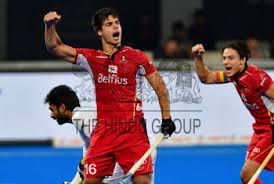 Alexander hendrickx (27) is the great hero of the red lions with 14 goals so far. Belgium Captain Thomas Briels Right No 17 And Alexander Hendrickx Celebrates After Score Goal Against The Hindu Images