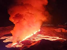Lava flows towards Blue Lagoon as Iceland volcano erupts again