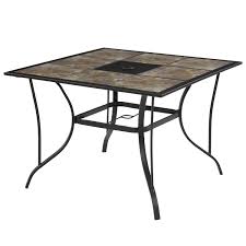 Vonluce 21 mosaic plant stand, 14 inch round side table with ceramic tile top, indoor and outdoor accent table, outdoor patio furniture, end table for garden patio living room more, blue. Rio Tile Top Garden Table