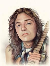 Tommy Bolin, Music Star Painting by Esoterica Art Agency