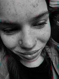 A double nose. I pierced one ☝️ side $25.00 A cute strawberry tattoo came  out of the gumball machine $20.00 A belly button piercing $25.00 A  beautiful wolf tattoo was a $100