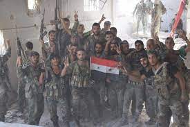 syrian army in high spirits as east damascus offensive yields more gains after reaching out to a republican guard source al masd syrian syrian civil war army