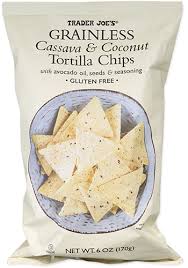My favorites are the yellow corn tortilla rounds! Grainless Tortilla Chips