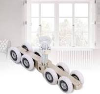 Sliding Door Ing Wheel Pulley Roller Set with Door Hardware for Home  Bedroom Meeting Room Door Accessories for and Quiet