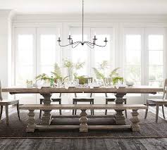 Pottery Barn Banks Dining Bench Dining Room Design Dining Room Decor Dining Room Remodel