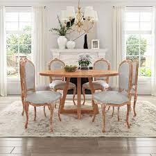 More objects for the shabby chic series! Shabby Chic Teak Wood Round Dining Table Chair Set